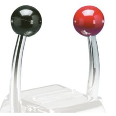 black knob, ball knob