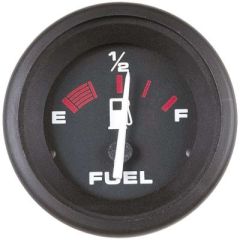 Amega Domed 2" Fuel Gauge, boat fuel gauge