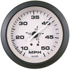 Sierra 61547P Driftwood Series, Black & Gray Pitot Type Speedometer Gauge Kit