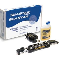 Seastar Pro® HK7500A3 Hydraulic Steering Kit, high-speed single outboards