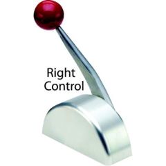 Seastar Hynautic Control, Right Control, Ball Handle, Boat Control, Throttle Control, Transmission Linkages, Brushed Anodized Aluminum, Precise Control, Versatile Setup, Multiple Control Stations, Easy Installation, Seastar Solutions