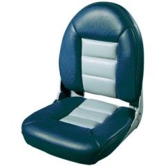 Tempress Navistyle High Back Seat, Charcoal/Gray, ergonomic craftsmanship, lumbar support, no-pinch hinge, marine accessories, durable construction, sophisticated design, seamless integration, boating experience.