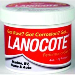 16 oz. Jar, Lanocote Corrosion Solution, rust, oxidation, electrolysis, marine locations, wipe-on paste, fresh water, salt water, moisture barrier, equipment, gear, Forespar, longevity, performance, corrosion-free future