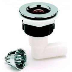 Forespar 907017 SW-4 Marelon Sink Waste, 90°, Chrome Plated  
Durable Sink Waste, 1" Flange