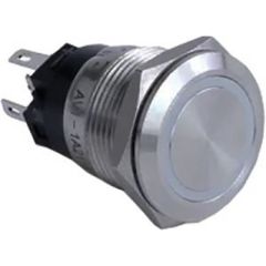 Sierra AV10120B Push-Button Switch, Blue/Red Halo LED