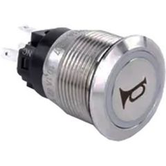 Sierra AV10050R Push-Button Switch, Red Halo LED
Stainless Steel Design, Quick Connect Terminals