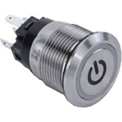Sierra AV10060W Push-Button Switch, White Halo LED
