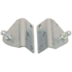 Angle Bracket SS, Ball Stud, gas-filled lift support, stainless steel, 10mm ball stud, 90° angle bracket, mounting holes, lifting mechanism, Sierra