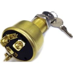 Sierra Conventional Ignition Switch, Brass 3 Screw Terminal