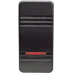 Contura III® Illuminated Rocker Switch, Weather Resistant, Black, Sierra, Electrical Switch, Outdoor Use