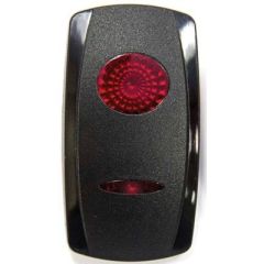 Contura V® Replacement Actuators, Black Pr., Sierra Brand, Illuminated Switches, Lens Color, Red, Switch Panel, Hassle-Free Installation, Cost-Effective Solution