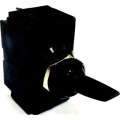 On-Off-On Toggle, D.P.6 Pole Switch, Electrical Switching, Sierra Brand, Plastic Construction, Brass Terminals, Silver Contacts, Mounting Stem, 20 Amps, DPDT Blade, Electrical Tasks, Connectivity Options, Lights Control, Motors Control, Electrical Equipme