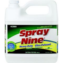 Spray Nine C26804 Cleaner/Degreaser/Disinfectant, Permatex, powerful formula, heavy-duty cleaner, grease and grime, disinfects, hygienic environment, quality product, ample supply, cleaning tasks, commercial space, healthier environment.