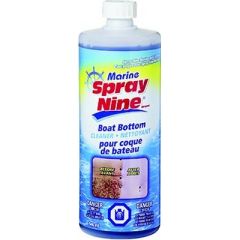 Spray Nine C30832 Boat Bottom Cleaner, 946 ml, boat fouling, oil slick, algae, rust stains, gel formula, nonabrasive, hydrochloric-acid free, Permatex, quick application, effective cleaning