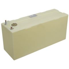 Tank-Fuel Below Deck 27 Gal, Cross-Linked Polyethylene Tank, Ethanol and Biodiesel Resistant, Corrosion-Pit Resistant, Hose Tite Technology, Machined Aluminum Fittings, E10 Compliant, ABYC NMMA USCG Certified, Moeller Manufactured, CE Certified.