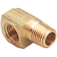 Elbow-Brass M-F 90 Deg 3/8NPT, Moeller Connector Type Elbow - Male/Female