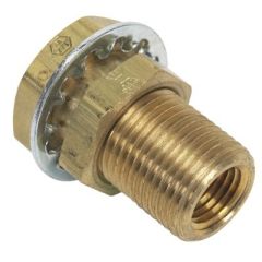 Fitting-Bulkhead Brass 1/4Fnpt, customize fuel line, precision fittings, OEM specifications, leak-free connections, durable brass material, 1/4" FNPT thread, fuel system upgrade, high-performance product