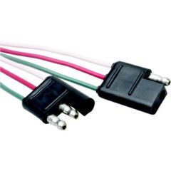 Cole Hersee 11173BP Universal Trailer Connector, 3-Pole, weatherproof connectors, polarized feature, molded bodies, color-coded wire, conductors alignment, bullet type terminals, Cole Hersee manufacturer, electrical system upgrade