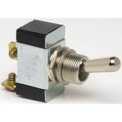 Cole Hersee 5582BP Toggle Switch, ON-OFF SPST, Retail Pkg, electrical needs, DIY enthusiast, professional electrician, lights, motors, electrical equipment, voltage range, 12-36V DC, 25A at 12V capacity, 11/16" handle, silver contacts, momentary position,