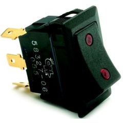 Cole Hersee 5832706BP Weather Resistant Rocker Switch, SPDT
Dependent Pilot Lights, On/Off/On