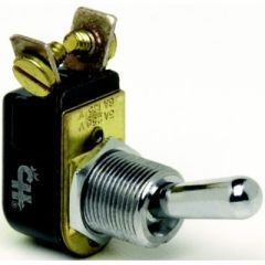 Off-On Toggle Switch, Longbat, Electrical control, DIY enthusiast, Professional electrician, Performance, 10A power capacity, Silver contacts, Chrome plated brass handle, Build quality, Nickel plated brass, Corrosion resistance, SPST configuration, Screw 