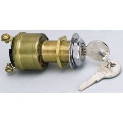 Cole Hersee M550BP Battery Ignition Switch, 3 POS STARTER/IGNITION SWITCH