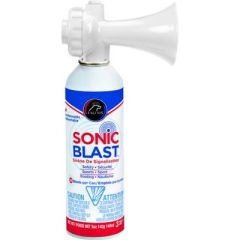 Falcon Sonic Blast Horn, White Trumpet, Falcon Safety Products, 5 oz.