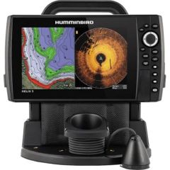 Humminbird 4117901 Ice Helix 9 MSI+ GPS G4N Mega 360 Bundle, MEGA Imaging, Dual Spectrum CHIRP Sonar, GPS Basemap, LakeMaster Compatibility, AutoChart Live ICE, Jig Charge Mode, MEGA 360 Imaging, Minn Kota Craftsmanship, Ice Fishing Gear