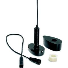Humminbird 710279-1 XPTH 9 HW T Plastic Thru Hull Transducer, Dual Spectrum CHIRP 2D Sonar, CHIRP range 150-220kHz, maximum depth 1200ft, temperature sensor, rugged composite design, Minn Kota, long-lasting performance, optimal installation, fishing equip