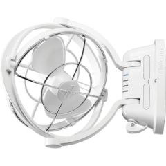 Caframo Sirocco II 12/24V Cabin Fan, White, ultimate solution, comfortable cruising, 360° airflow, versatile auto-sensing, powerful convenience, improved control, timer settings, energy efficiency, ultra-quiet motor, space-friendly design, 2-year warranty