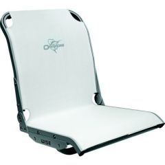 Wise 3373784 Aero X Boat Seat, White Mesh, Silver Frame, High-Back, Offshore Adventures, Breathable Mesh, Aircraft-Grade Aluminum, UV-Treated, Mold/Mildew Resistant, Gear Holding Expansion Slots, Stainless Mounting Hardware, Universal Mounting, 3-Year War