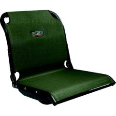 Wise 3374713 Aero X Boat Seat, Green Mesh, Black Frame, Mid-Back, Ultimate Seating Solution, Vibrant Color, Breathable Mesh Fabric, No-Pinch Hinge System, Aircraft Grade Aluminum, UV Treated, Mold/Mildew Resistant, Gear Holding Expansion Slots, Stainless 