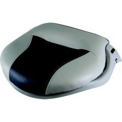 Pro-Verizon Tour Seat, Grey/Charcoal, boating adventures, boat enthusiast, molded gear holders, high-impact plastic frame, compression foam padding, marine grade vinyl upholstery, 15" D x 16.5" W x 5" H, 6-year warranty, 3-year warranty, upgrade seating