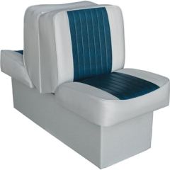 Deluxe Lounge, Gray, Seating Solution, High Impact Plastic, Compression Foam Padding, Marine-Grade Vinyl Upholstery, Outdoor Furniture, Wise Seating