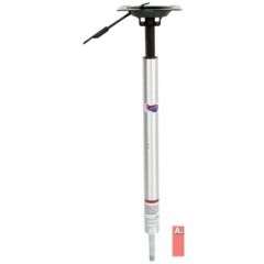 Attwood Lock'N-Pin, Power Pedestal, Stainless Steel Pin, Threaded, Boat Seating, Marine Industry, ABYC Code B, Boat Models, Seating Configurations, Boating Adventures.