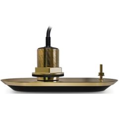 Raymarine RV-200, Bronze All-In-One Thru-Hull Transducer, RealVision 3D Sonar, Wide Spectrum CHIRP, AHRS Stability, Water Temperature Sensor, Cast-Bronze Body, Raymarine Reliability.