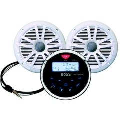 Boss Audio MCKGB350W6 Bluetooth, In-Dash Gauge Receiver Package