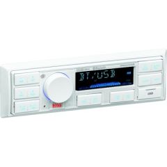 Boss Audio MR500UAB, Marine Receiver, Bluetooth Technology, Wireless Audio Streaming, Crystal-Clear Sound Quality, Weatherproof Design, Front and Rear Preamp Outputs, USB Input, Wireless Remote, Boss Audio Systems, Durable Construction, Top-Notch Performa