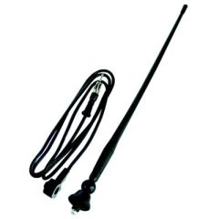 Boss Audio MRANT12 AM/FM Rubber Antenna, Black, marine rubber antenna, marine use, boating enthusiasts, radio reception, crystal-clear, durable, easy installation, AM/FM compatibility, superior performance, effortless style