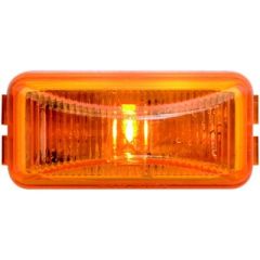 Fleet Count LED Mini Marker Light, Amber, DOT compliant LED, energy-efficient LED technology, Lifetime LED Warranty, waterproof lens, 2-prong plug, vibrant color, versatile application, compact design
