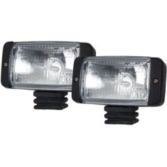 Optronics 35 Watt Docking Light Kit, Quartz Halogen Lights, Black Housing, Marine Lighting, Safety-Fused Wiring Harness, Stainless Mounting Brackets, Rubber Bracket Boots, Lighted Switch, DL16WC Model, White Housing, Boat Lighting, Durability, Longevity, 