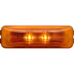Fleet Count LED Thin Marker Light, Amber, THINLINE AMBER MARK/CLEAR LITE