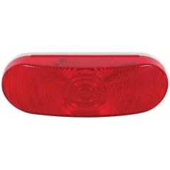 6" OVAL RED TAILLIGHT, vehicle lighting