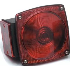 7 Function Submersible Trail Light, Combination, Optronics, brake light, turn signal, reverse, side marker, reflector, stud mount, polypack packaging, durable, weatherproof, versatile, easy installation, reliable, modern design