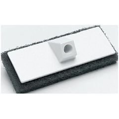 Captain's Choice Deluxe Cleaning Pad, Heavy Grit, Cleaning Pad-Heavy, Threaded Handles, Heavy-Grade Grit, Cleaning Companion, Efficient Cleaning, Sturdy Molded Block, Longevity, Versatile Pad, Reliable Cleaning, Ultimate Cleaning Solution, Timeless Black 