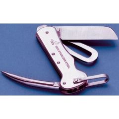 Davis 1551 Stainless Steel Deluxe Rigging Knife, yachtsmen, high-quality stainless steel, dura-edged blades, marlin spike, shackle key, screwdriver, craftsmanship, sailing gear, sailing experience, yachtsman