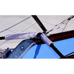Davis 395 Secure Removable Chafe Guards, White, Davis Instruments, Velcro brand hook, boat lines, protection, durability, versatile, line sizes, boating, chafing, safeguard, elegance, reliable performance