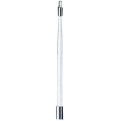 8' Antenna Extension, 1-1/2 Fit, fiberglass, chrome-plated fittings, brass, Shakespeare antennas, 91" length