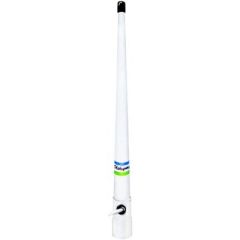 8' VHF Antenna, Nylon Ferrule, Copper Cable, Signal Transmission, 6dB Gain, PL-259 Connector, Shakespeare Antennas, Communication Setup, Boating Accessory