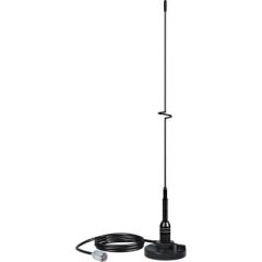 5218 19" SS VHF Whip Antenna, Magnetic Mount